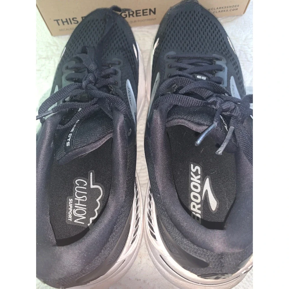 Brooks Adrenaline GTS 23 Womens Running Shoes Black White 1203811B004 Size 10